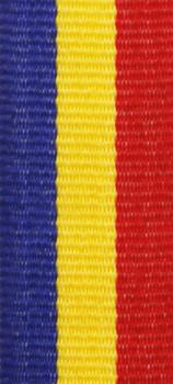 Band 22mm Blau/Gelb/Rot